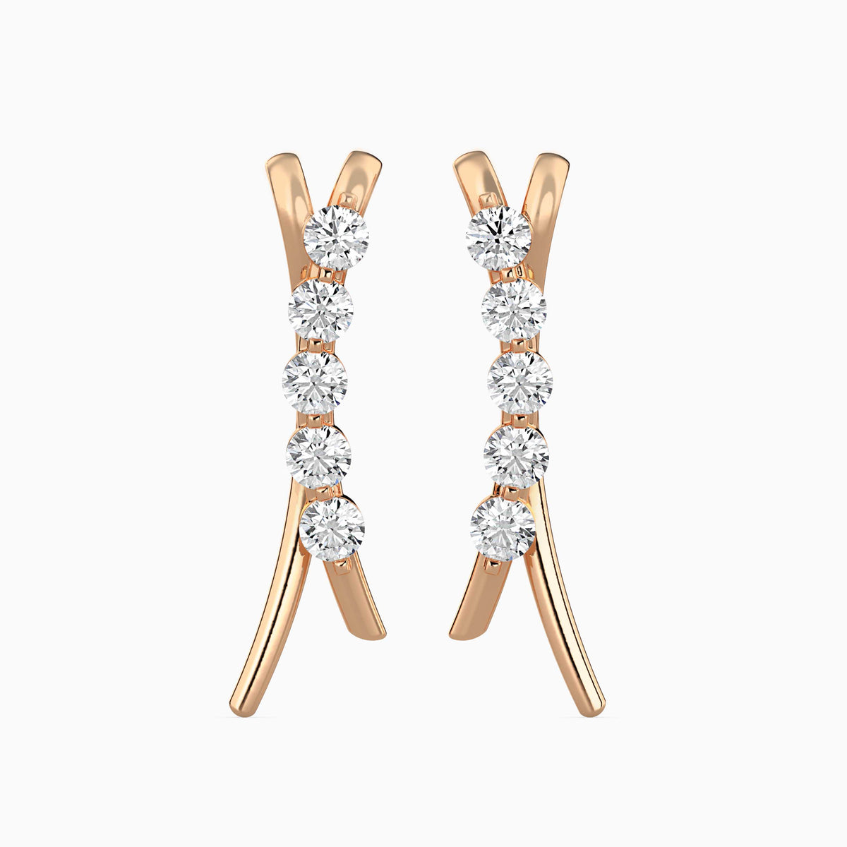 Luna Diamond Stud Earrings