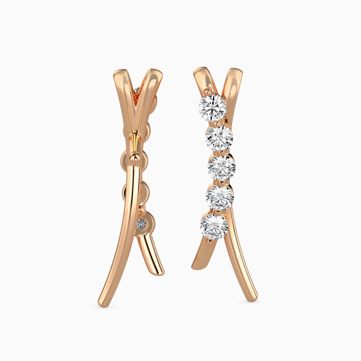 Luna Diamond Stud Earrings