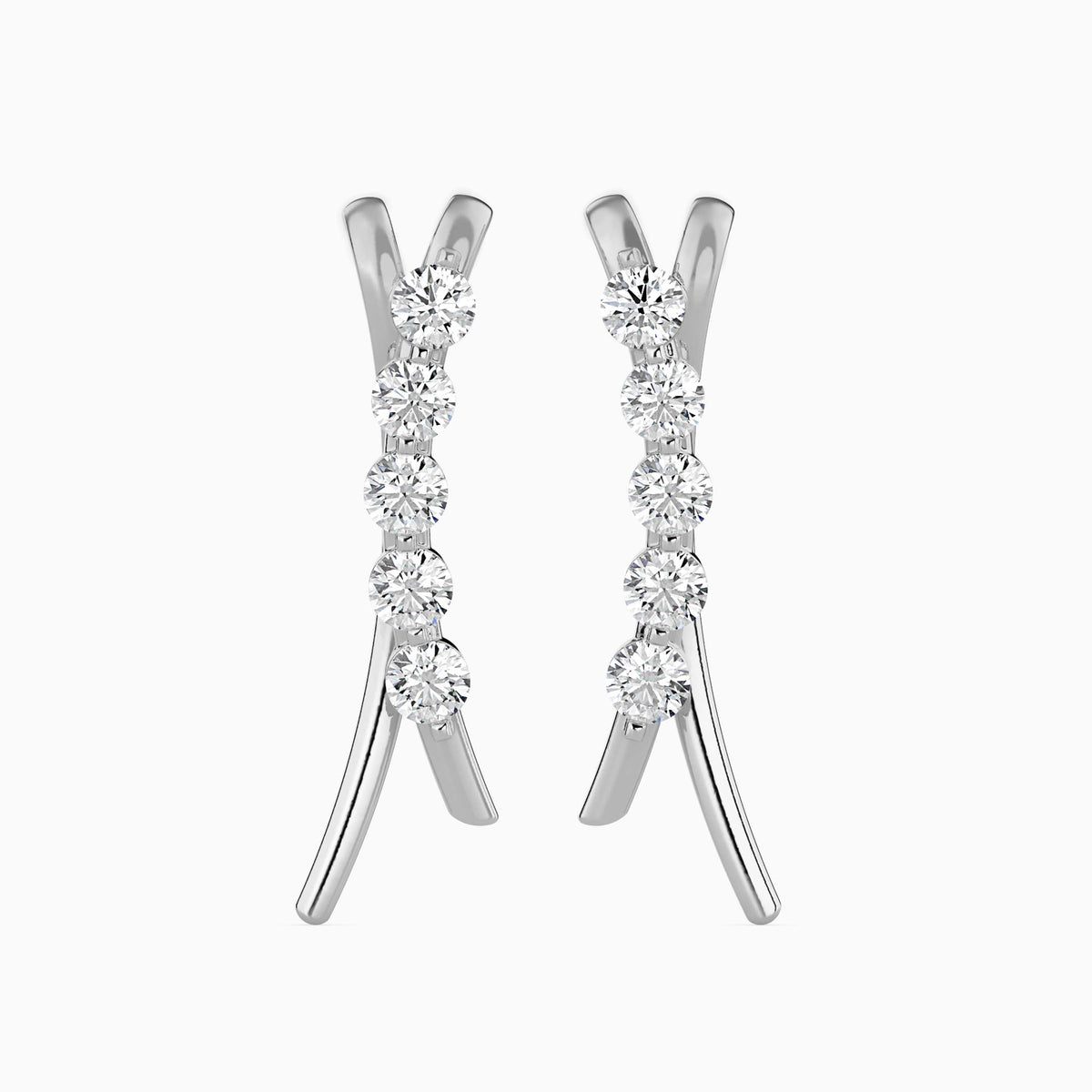 Luna Diamond Stud Earrings