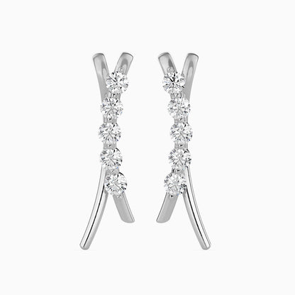 Luna Diamond Stud Earrings
