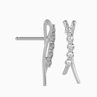 Luna Diamond Stud Earrings