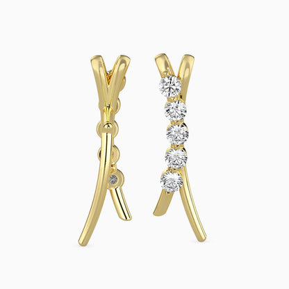 Luna Diamond Stud Earrings