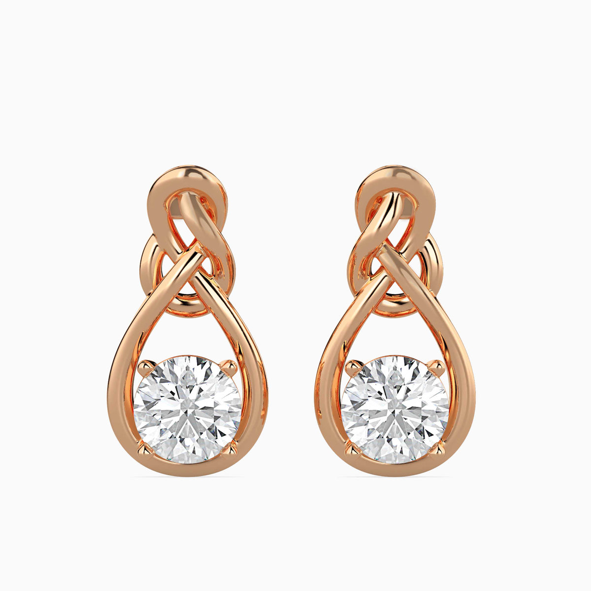 Carol Diamond Stud Earrings