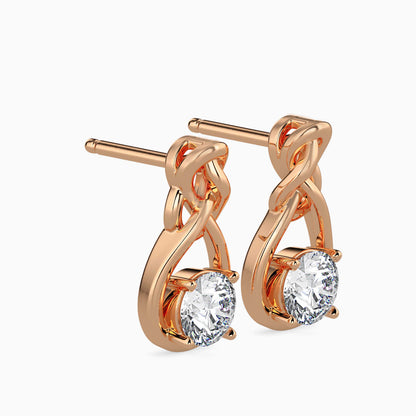 Carol Diamond Stud Earrings