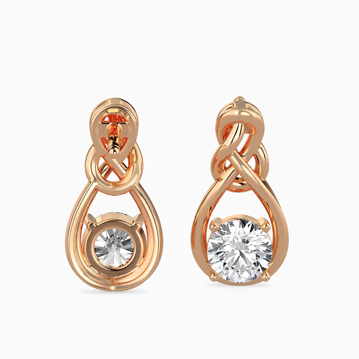 Carol Diamond Stud Earrings