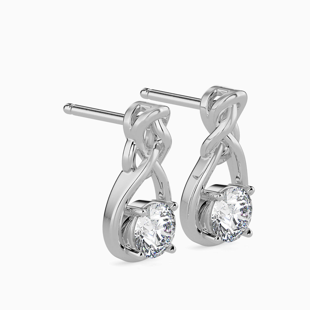 Carol Diamond Stud Earrings