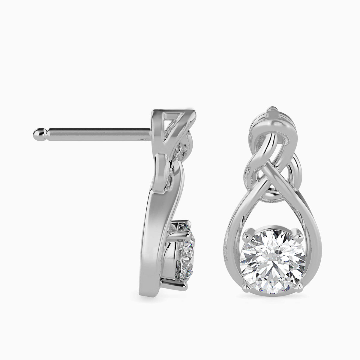Carol Diamond Stud Earrings