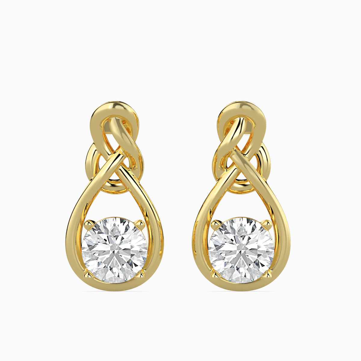 Carol Diamond Stud Earrings
