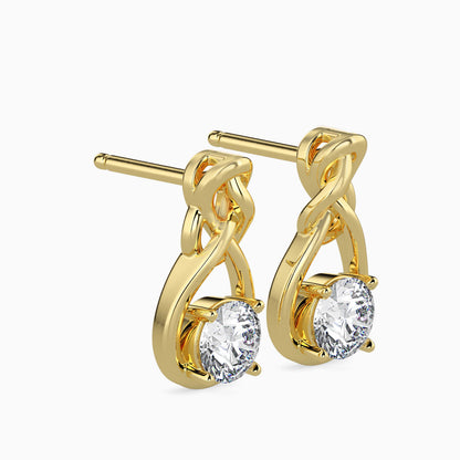 Carol Diamond Stud Earrings