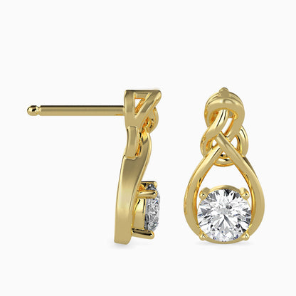 Carol Diamond Stud Earrings