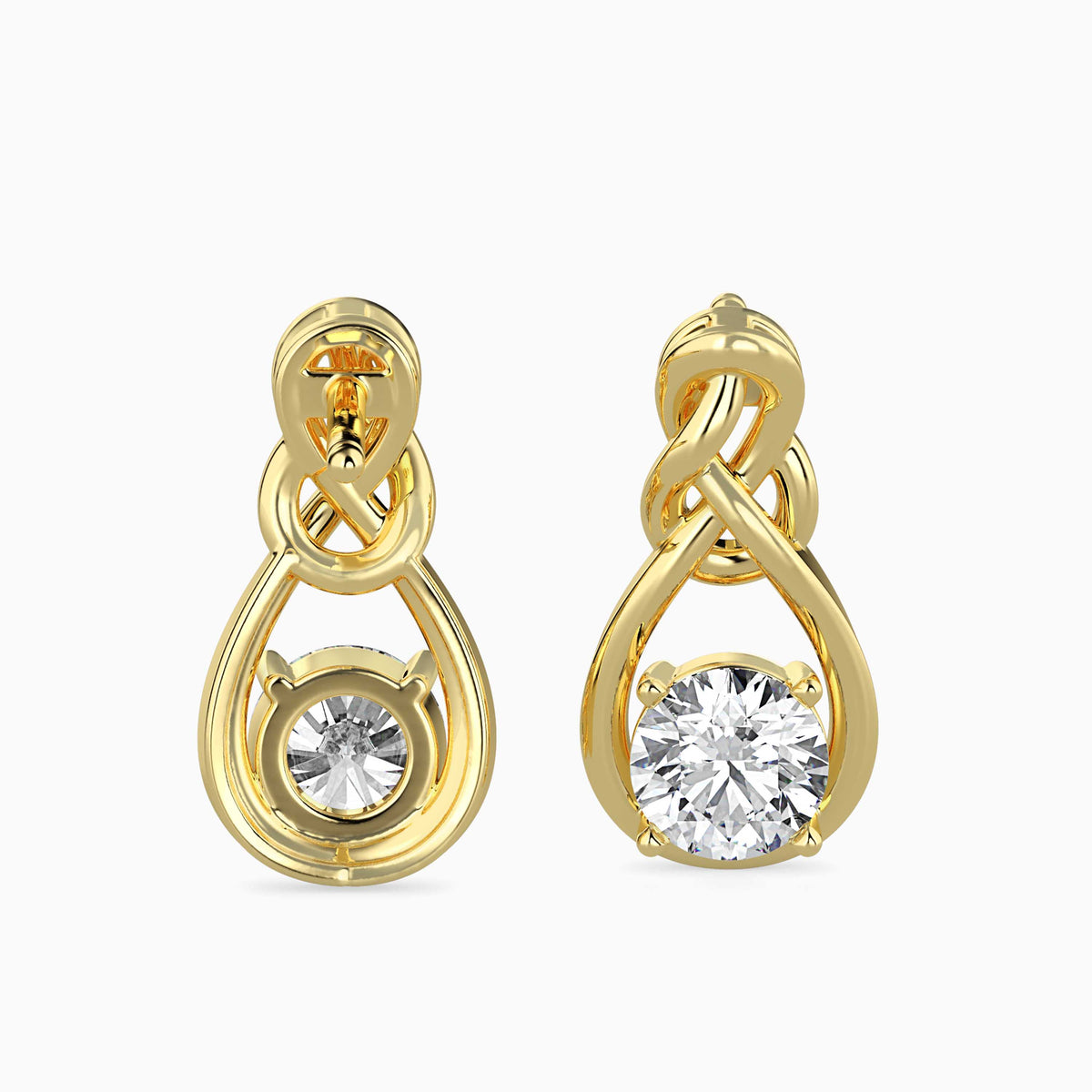 Carol Diamond Stud Earrings