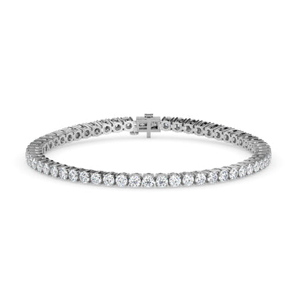 Classic Round Lab Grown Diamond Tennis Bracelet Thirty Cent Each (30 Pointer) CVD