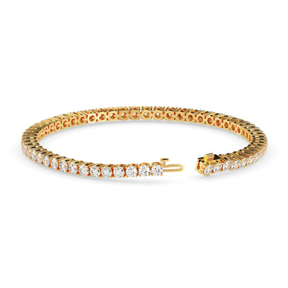 Classic Round Lab Grown Diamond Tennis Bracelet Thirty Cent Each (30 Pointer) CVD