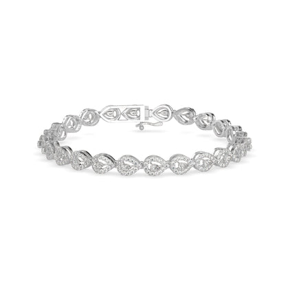 classic-halo-pear-diamond-tennis-bracelet