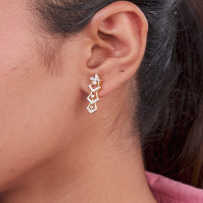 Arohi Diamond Dangler Earrings