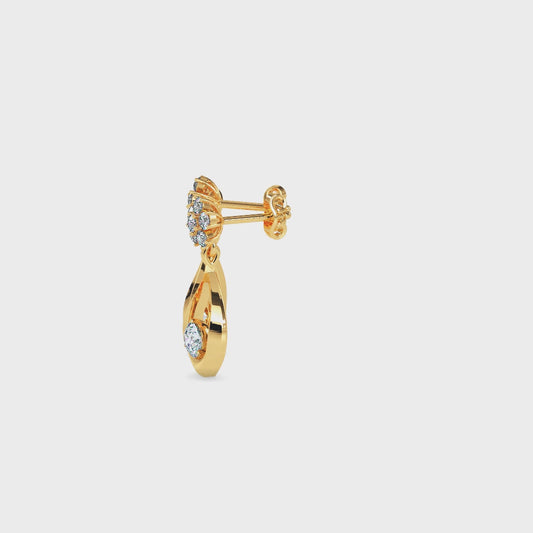 Elle Diamond Stud Earrings