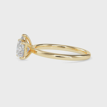 Classic Toi ET Moi Pear-Princess Diamond Solitaire Ring
