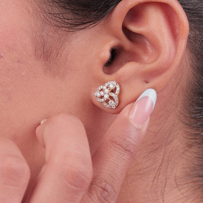 Celine Diamond Stud Earrings
