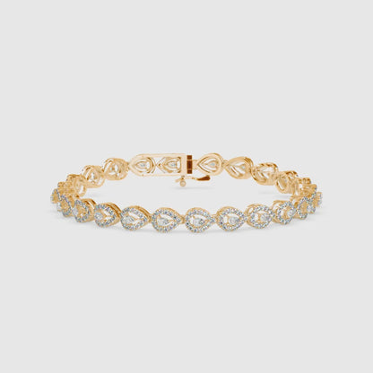 classic-halo-pear-diamond-tennis-bracelet