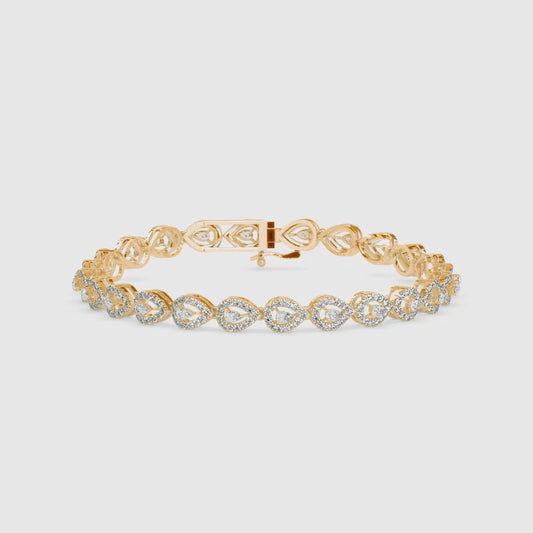 classic-halo-pear-diamond-tennis-bracelet