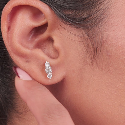 Tiana Diamond Stud Earrings