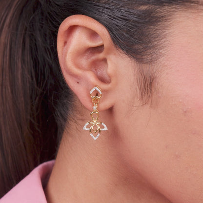 Veloria Diamond Dangler Earrings