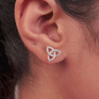 Delora Diamond Stud Earrings