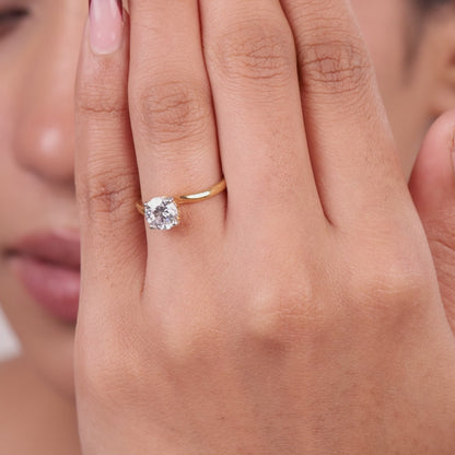 Auravie Diamond Solitaire Ring