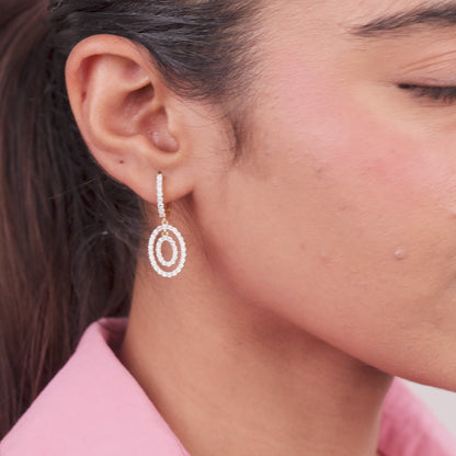 Soreya Diamond Dangler Earrings