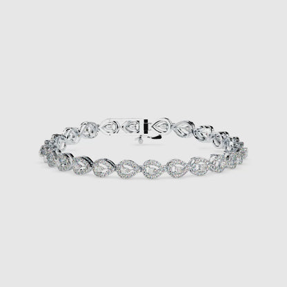 classic-halo-pear-diamond-tennis-bracelet