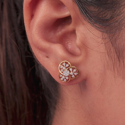 Zoya Diamond Stud Earrings
